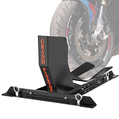 Universal Wheel Chock for Motorcycle Stand for Trailer Completely Adjustable Detachable Foldable Wheel Chock