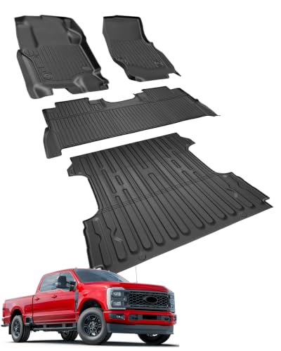 Truck Floor Liner Bed Mat for Ford Super Duty F250 F350 2017