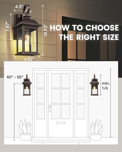 Outdoor Wall Lantern Oil Rubbed Bronze