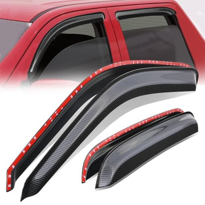 4PCS Tape On Window Visors for 2000 (4 Count)