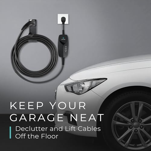 Electric Vehicle Charger Nozzle Holster Dock & J