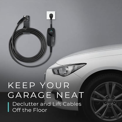 Electric Vehicle Charger Nozzle Holster Dock & J