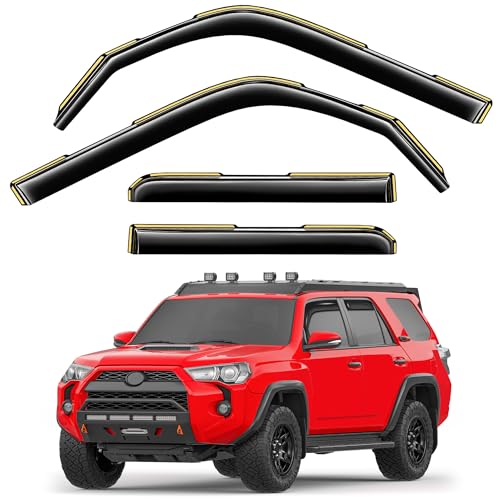in Channel Window Visors Rain Guards for Toyota 4Runner 2010 (4 Count)
