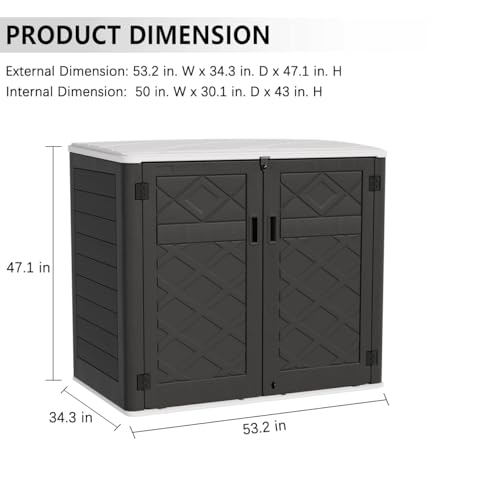 Larger Outdoor Storage Shed Weather Resistance