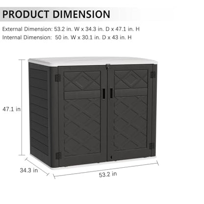 Larger Outdoor Storage Shed Weather Resistance