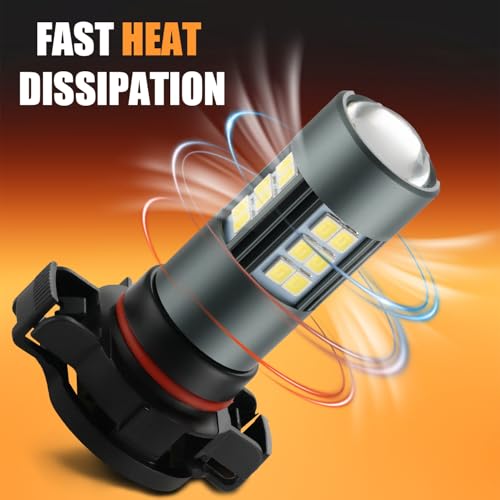 5202 5201 LED Fog Light Bulbs (2 Count)