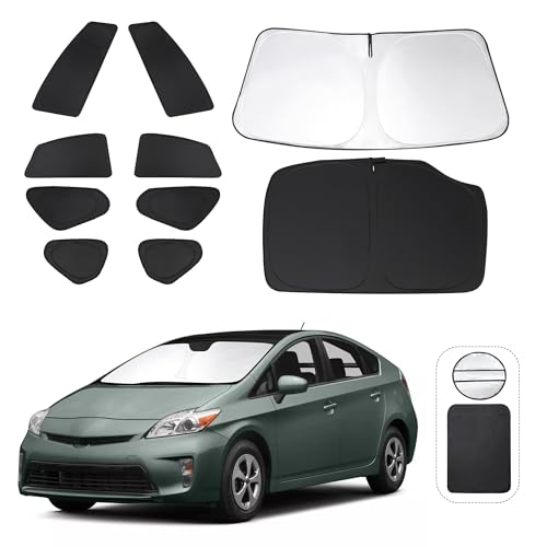 Window Shades for Toyota Prius Hatchback 2010 (10 Count)