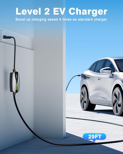 Level 1 2 EV Charger 16Amp Electric Car Charger for J1772 BEVs