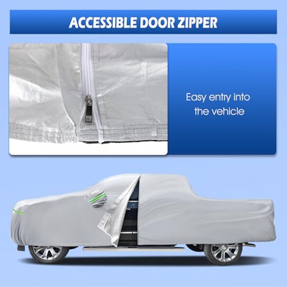 Truck Cover Waterproof All Weather Fit for GMC Sierra 1500 Short Bed