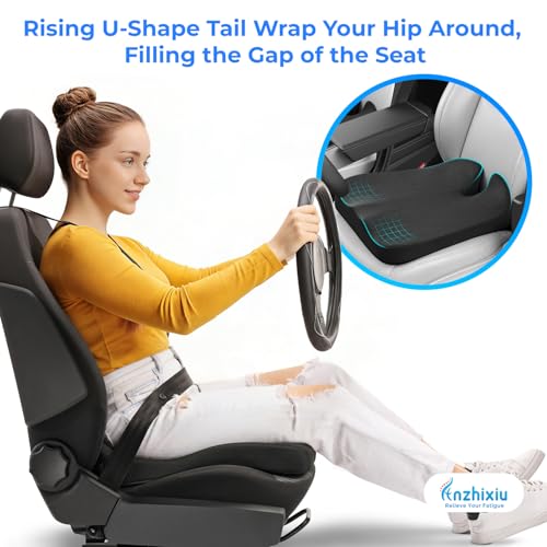 Elevated Car Seat Cushion for Improved View