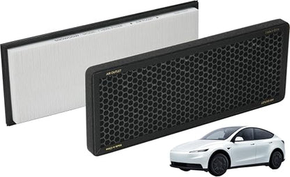 Tesla Model Y Front Trunk HEPA Carbon Air Filters Kit (4 Count)
