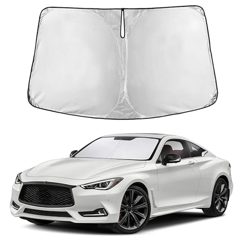 Windshield Sunshade Compatible for Infiniti Q60 Coupe 2017