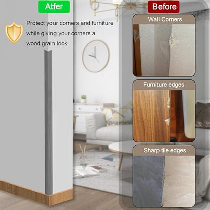 6 Pcs 49" Wall Corner Protector Trim