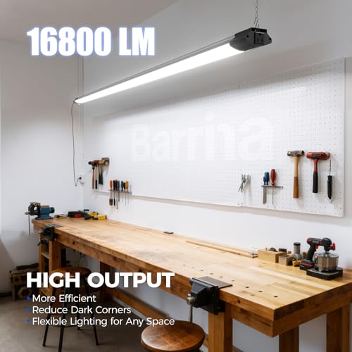 BS168 LED Shop Lights 8FT for Workshop (6 Count)