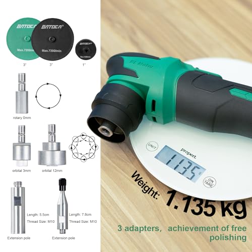 S4 Brushless RO&DA Car Buffer Polisher Headlight Restoration Pro Kit