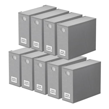 9 Pack Bed Sheet Organizers and Storage (9 Count)
