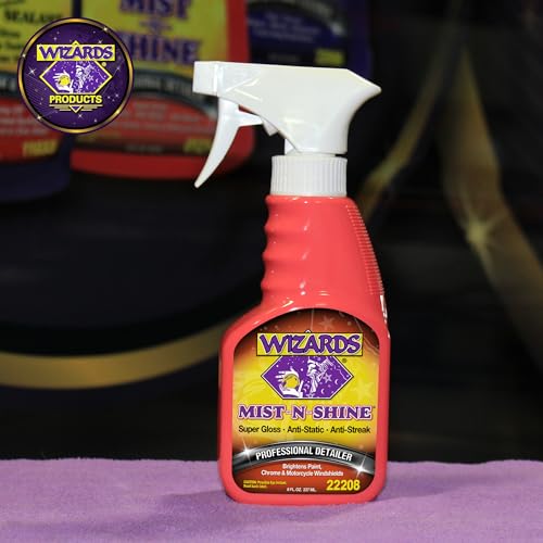 Mist-N-Shine Quick Detailer Spray - Waterless Wash - 8 oz (8 Fl Oz)