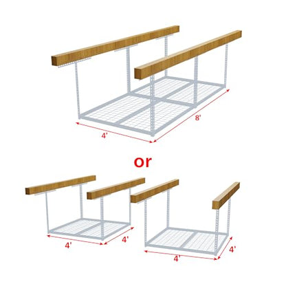 The Atlas Pro 4 x 8 ft Overhead Garage Storage Rack