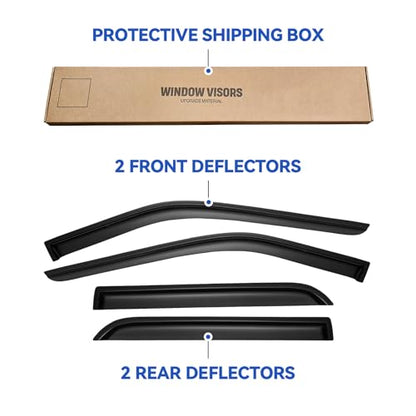 Window Visors Rain Guards for 2011