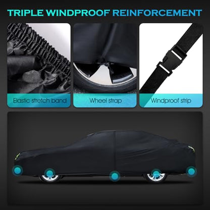 Car Cover Waterproof All Weather for Automobiles