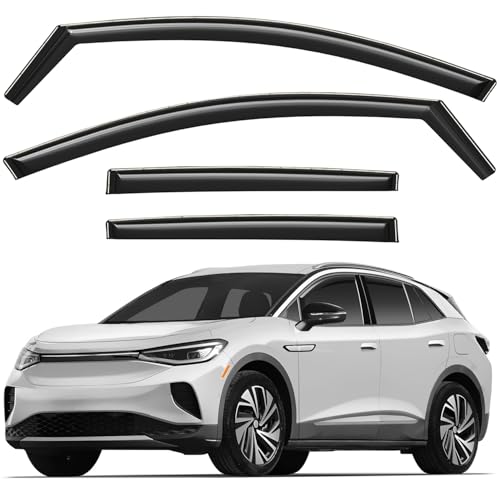 Window Deflectors Smoke Tinted in