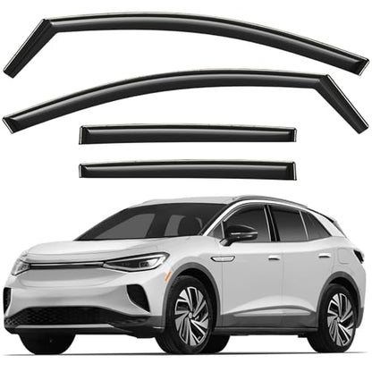 Window Deflectors Smoke Tinted in