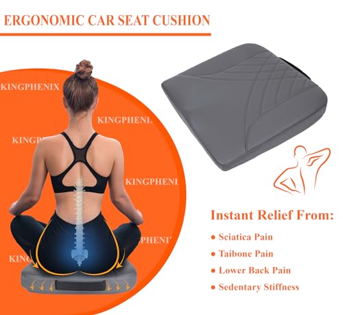 Memory Foam Car Seat Cushion for Driving Comfort and Office Use