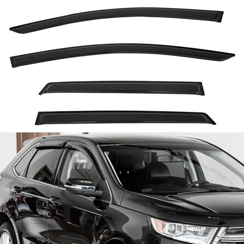 4pcs Window Visors Rain Guards for 2015 (4 Count)