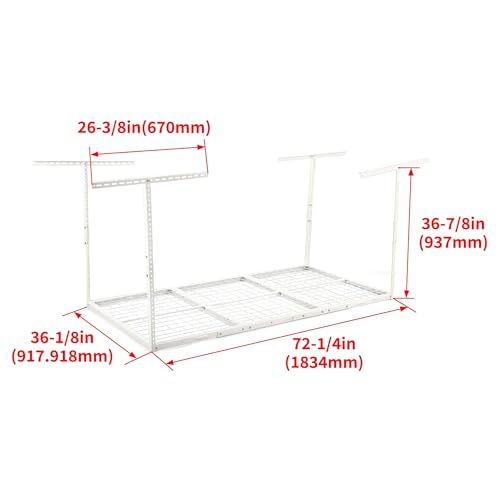 3x6 Overhead Garage Storage Rack
