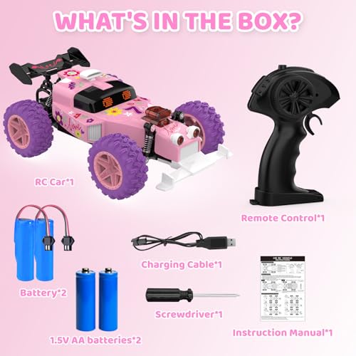 Pink Remote Control Car for Girls