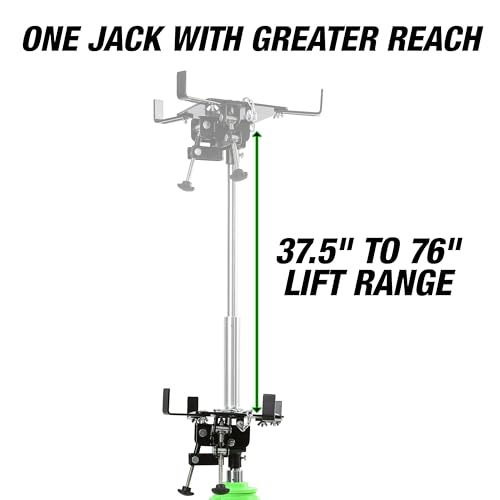 26842 1 Ton Transmission Jack with High Lift 37.5"