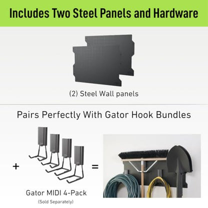 2 Pack Steel Wall Panels 16.75 x 12 in