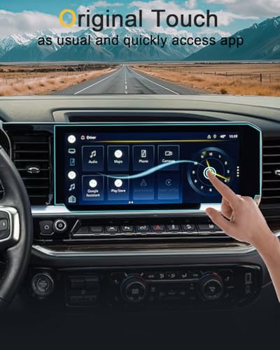 2 Pack Screen Protector for Chevy Silverado 2022 (2 Count)