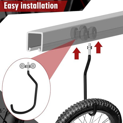 4 Pcs Machine Thread Bicycle Storage Hook