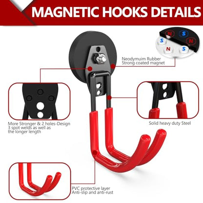 Heavy Duty Magnetic Hooks (4 Count)