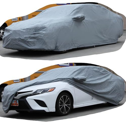 All Weather Waterproof car Cover Good for rain Snow uv Protection dust Large