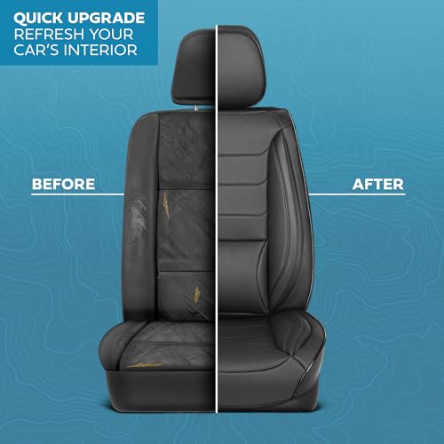 Curated Elite Leather Seat Covers for Cars & SUVs (2 Count)