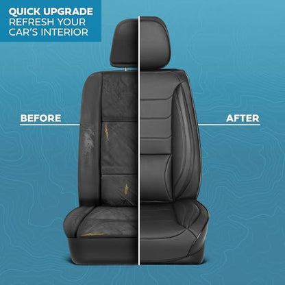 Curated Elite Leather Seat Covers for Cars & SUVs (2 Count)