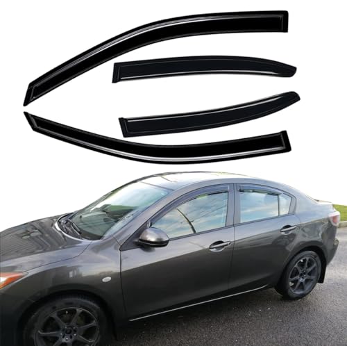 4pcs Window Visors Rain Guards for 2010 (4 Count)