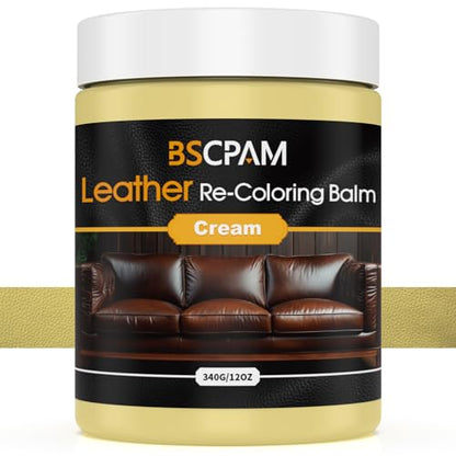 Cream White Leather Recoloring Balm