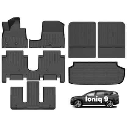 Floor Mats & Seatback Cargo Liner for 2026 Hyundai Ioniq 9 6 Seats