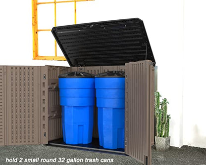 Horizontal Resin Storage Shed