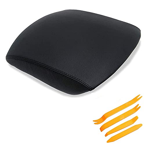 Leather Console Lid Armrest Cover Fits for Pilot 2009 2010 2011 2012 2013 2014 2015