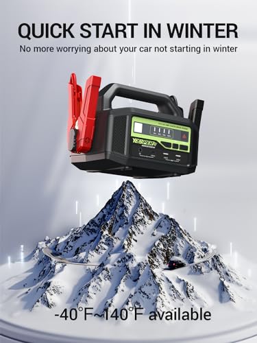 12V 24V Car Battery Jump Starter 6000A Heavy Duty Truck Jump Box