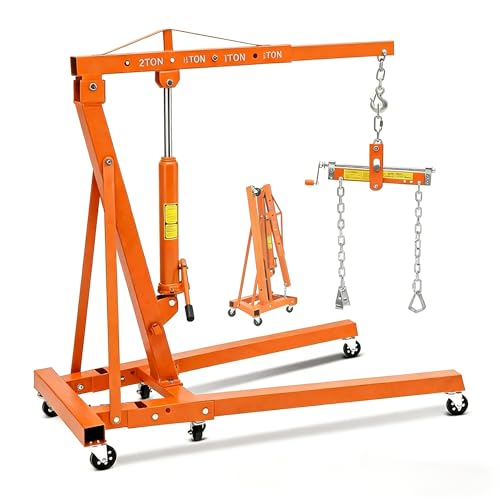 2 Ton Hydraulic Engine Hoist with Lever Stabilizer