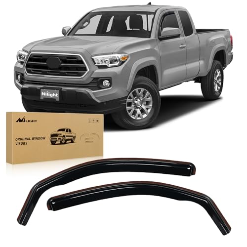 Side Window Rain Guards for Toyota Tacoma 2016