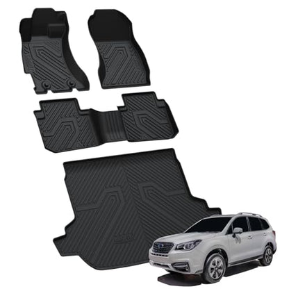 Floor Mats & Cargo Mat for Subaru Forester 2018 2017 2016 2015 2014