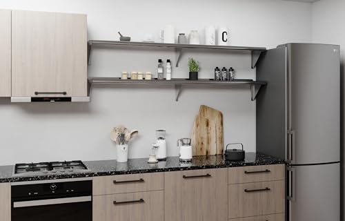 10 in. x 72 in. Stainless Steel Wall Mount Shelf