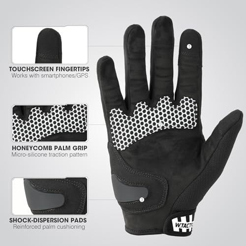 Lightweight Motorcycle Gloves for Men Touchscreen Summer
