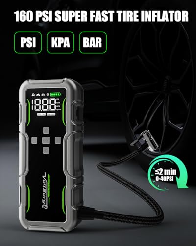 8000A Jump Starter with Air Compressor